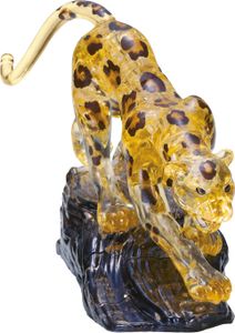 3D Crystal Puzzle-3D Leopard-Steckpuzzle, Puzzle für Erwachsene und Kinder-39 Teile