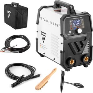 STAHLWERK zvárací stroj ARC 200 Synergic Pro MMA Lift TIG IGBT Invertor 200 A