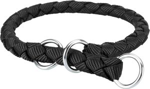 TRIXIE 143801, Pes, Štandardný obojok, Čierna, Jednofarebné, Stredná, 39 cm