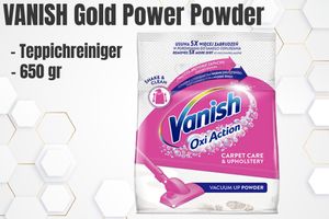 Vanish Gold proszek do czyszczenia dywanów i tapicerki Oxi Action 650 g