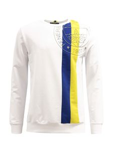 Fenerbahce Neue Season Herren Tribune Emboss Weiss Sweatshirt XL