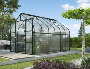 Skleník Vitavia Diana 9900 polykarbonát 4 mm 264 x 383 cm zelený