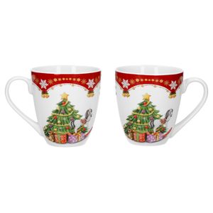 2er Set Kaffeebecher Weihnachtszauber 53cl Weihnachten Tasse Kaffeetasse Becher