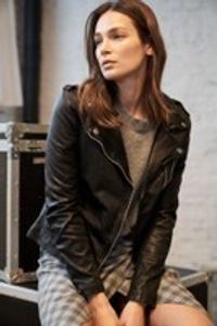 Damen Lederjacke Biker 513, Lammnappa Leder, schwarz Größe XS Damen Lederjacke Biker 513, Lammnappa Leder, schwarz Größe XS
