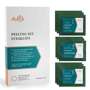 MyIDi Revitalisierendes Peeling-Set für Augen & Lippen: Anti-Aging, Feuchtigkeit & Straffung - Für strahlende Augen und geschmeidige Lippen