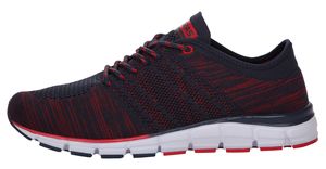 Boras Fashion Sports Uni Sneaker auch in Übergrößen Socknit navy/red/white 5200-0215, Herren:51 EU