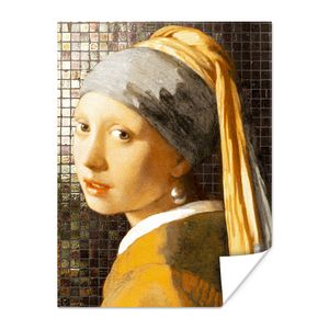 MuchoWow® Poster Das Mädchen mit dem Perlenohrring - Gemälde - Vermeer 30x40 cm - Wandplakat - Poster Kinderzimmer