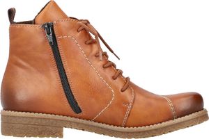 rieker Damenschuhe Schnürstiefeletten Reißverschluss Flach