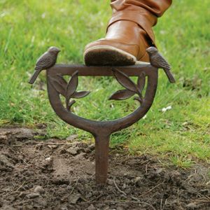 Nostalgische Schuhbürste, Schuhabstreicher, Schuhschaber VOGEL Gusseisen Nostalgische Schuhbürste, Schuhabstreicher, Schuhschaber VOGEL Gusseisen