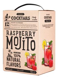 Raspberry Mojito Cocktail 12,5% 1,5L BiB