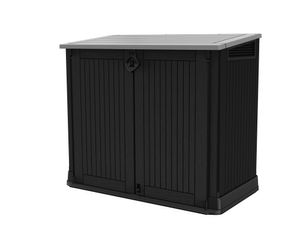 Box Keter Universal Box Store It Out MIDI Bin Box, cca v 110 x š 130 x hl 74 cm, 845 litrů, barva: černá/šedá