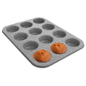 ORION Backblech Backform für Muffins 12 Stück GRANDE