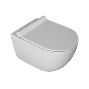 kielle Gaia - Wand-WC mit WC-Sitz SoftClose, Rimless, Weiß 30115000