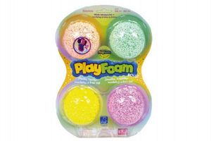 PlayFoam® Modelling/Plastic Ball 4 kolory na karcie 19,5x27x3cm