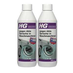 HG gegen üble Gerüche in Waschmaschinen 550g (2er Pack)