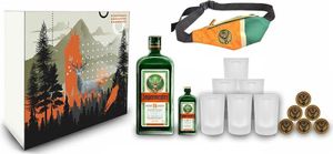 Jägermeister Geschenkset - 15 teilig mit Jägermeister 1L (35% Vol) Kräuterlikör Bar Drink - Geschenkbox [Enthält Sulfite]