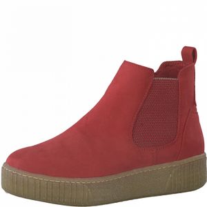 MARCO TOZZI Damen Schuhe Chelsea Boots Stiefeletten 2-25454-26, Größe:40 EU, Farbe:Rot