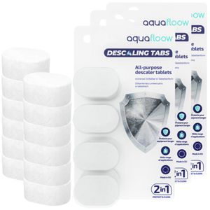 AquaFloow univerzální tablety na odstraňování vodního kamene pro kávovary, konvice a žehličky - 12 ks.
