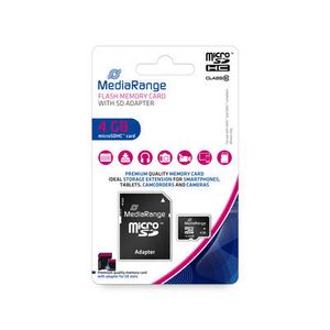 MediaRange Speicherkarte micro SDHC 4 GB