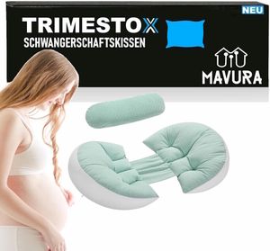 TRIMESTOX tehotenský vankúš vankúš na dojčenie Vankúš na podporu tela v tvare U