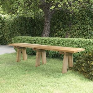 vidaXL Zahradní lavice 160 cm z masivního dřeva Impregnovaná borovice vidaXL Zahradní lavice 160 cm z masivního dřeva Impregnovaná borovice