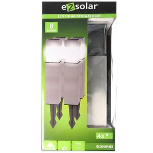 EZSolar LED Solar Wegeleuchte GL004NP4EZ 4er Set