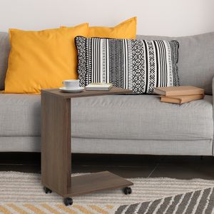 Skye Decor, Shp-108-Oo-1, Beistelltisch, Nussbaum, 100 % MELAMINBESCHICHTETE SPANPLATTEN, 35 x 45 x 65 cm