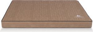 Knuffelwuff orthopädische Hundematte Palomino aus laser-gestepptem Kunstleder XXL 115 x 80 Camel