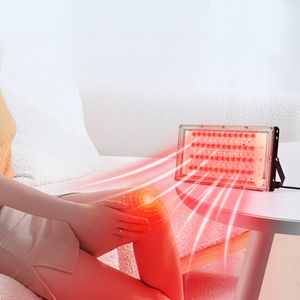 LED Rotlichtlampe Tischplatte, 96LEDs Red Light Therapy, 660nm & 850nm Rotlichtlampe Infrarotlampe mit Timer, Rotlicht Therapie für Schmerzlinderung, Hautpflege
