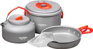 Outdoor Kochgeschirr Essgeschirr Camping Kochtopf Bratpfanne und Kessel Set fš¹r Camping Rucksackreisen