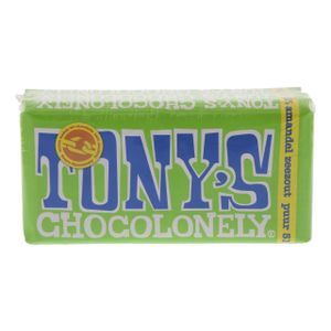 Tony's Chocolonely Schokoladen-Dunkelmandel-Meersalz, FT 3 x 180 Gramm