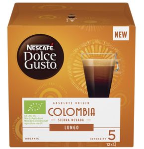 Nescafé Dolce Gusto Absolute Origin Colombia Sierra Nevada Lungo, Kaffee Kapsel, Kaffeekapsel, Röstkaffee, 12 Kapseln