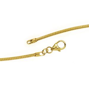 1,5mm Halsreif Reif 14Kt 585 Gold Gelbgold rund 50cm Halskette Halsschmuck