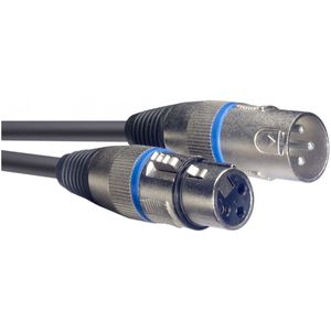 Stagg SMC1 BL, mikrofónový kábel XLR/XLR, 1 m, modré krúžky