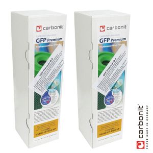 2 x filtrační vložka Carbonit GFP Premium D-9 (vyšší průtok) Vodní filtr pro Sanuno Vario a další