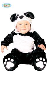 GUIRCA SL. - 82627 Panda Kost&#252 m Newborn 12-24 mesiacov, čiernobiela&#223 , 1-2 roky, 81095