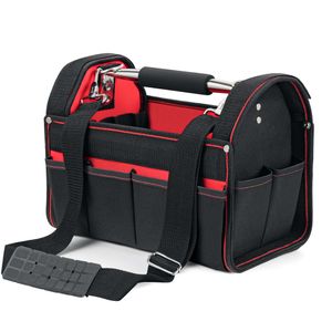 Werkzeugtasche Größe XL mit verstellbarem Schultergurt und Tragegriff Innen- und Außenfächer