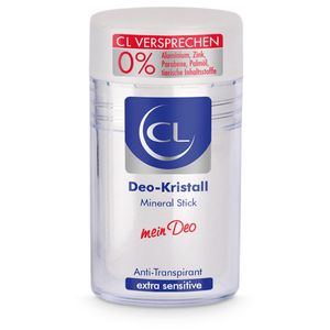 CL Deo Kristall Antitranspirant gegen starkes Schwitzen - Anti Transpirant Herren & Damen für empfindliche Haut 1x 60 g