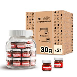 Nutella Friends Edition mit 21 personalisierbaren 30g Mini Gläsern