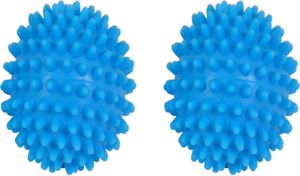 2 Trocknerbälle blau Trocknerkugeln Wäschetrockner Wolle Wäsche Weichspüler