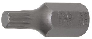 BGS 4851 Innenvielzahn-Bit, 30 mm lang, M6, 10 (3/8)
