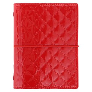 Filofax Terminplaner DOMINO LUXE Pocket, Farbe:red
