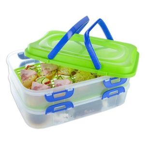 ORION Przenośne pojemniki na żywność PICKNICK / lunch boxy z uchwytami