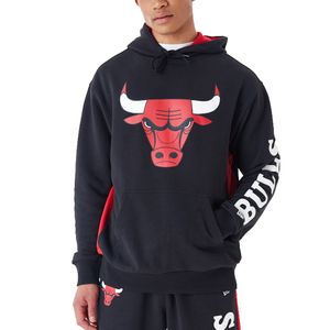 New Era Oversized Hoody MESH PANEL Chicago Bulls - L