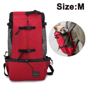 Batoh na nosenie psov, nastaviteľný batoh na nosenie psov Cestovná taška Pet Backpack Legs Out, Easy-Fit pre malé, stredné psy na cestovanie, turistiku, do prírody