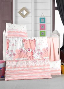 L'Essentiel Linge de Maison, Pinky, Baby-Bettbezug-Set, Rosa, 100 x 150 cm