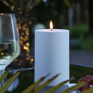 Deluxe Homeart LED Kerze Outdoor Weiß