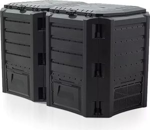 nabbi Zahradní kompostér IKLM800C 800 l - Černá