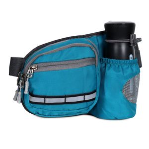 Mofut Bauchtasche Gürteltasche Bauchtasche mit Flaschenhalter, Sport Hüfttasche, Gürteltasche zum Klettern Laufen Camping Sport