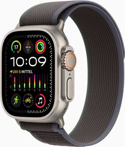 Apple Watch Ultra 2 49mm Blau/Schwarz Trail Loop - M/L
